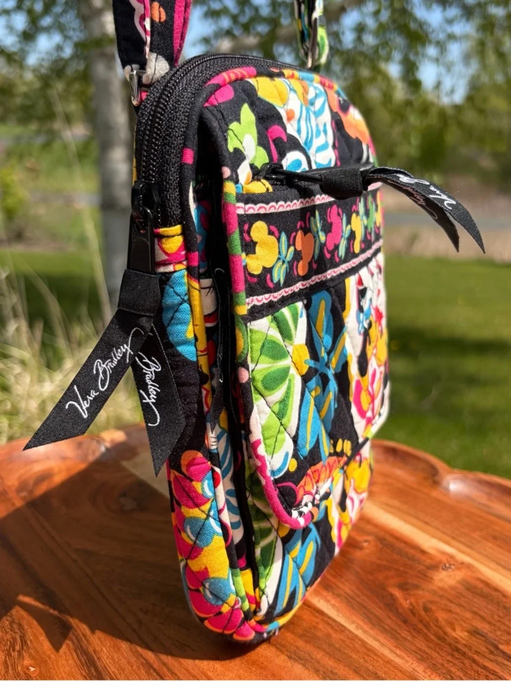 Disney Parks Vera Bradley Mini Hipster Crossbody “Midnight with Mickey” Like New